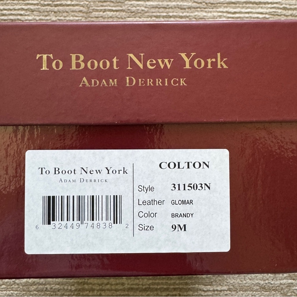 To Boot New York Colton, Brown Leather Sneakers, size 9 - Picture 6 of 16